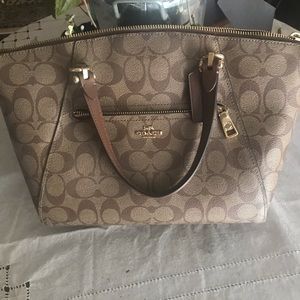 Coach dome top handbag